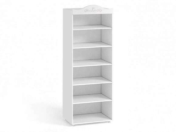 Шкаф-стеллаж (гл.410) Италия ИТ-52 белое дерево Шкаф-стеллаж (гл.410) Италия ИТ-52 белое дерево