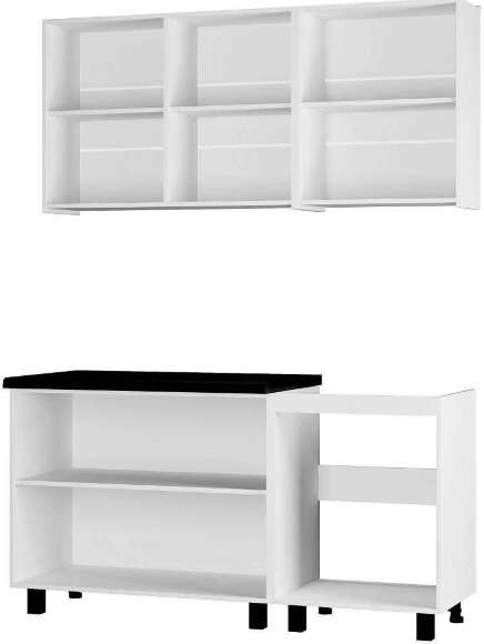 Готовая кухня Куба 1,6м, со столешницей Готовая кухня Куба 1,6м, со столешницей