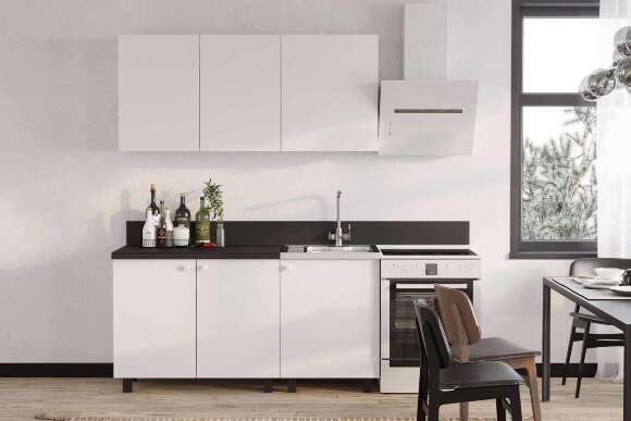 Готовая кухня Куба 1,6м, со столешницей Готовая кухня Куба 1,6м, со столешницей