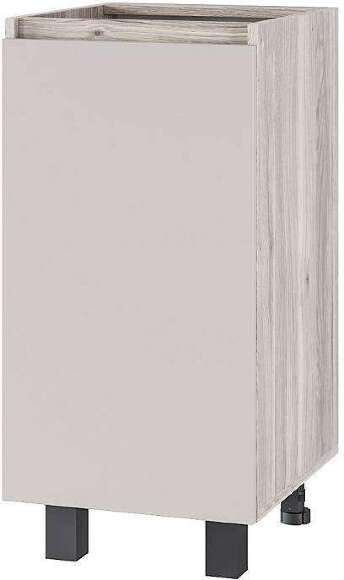 Шкаф со столешницей Берген Лайт 4с1, Дуб смоки, Кашемир Шкаф со столешницей Берген Лайт 4с1, Дуб смоки, Кашемир