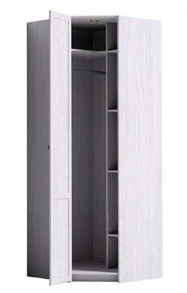 Шкаф угловой Sherlock 63, ясень светлый