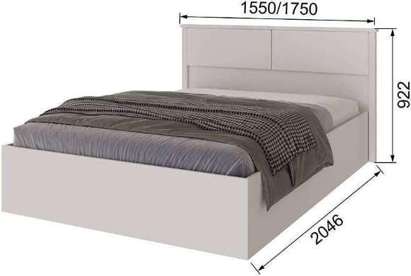 Кровать с ортопедическим основанием Толедо ТКР-1 140х200, Белый Кровать с ортопедическим основанием Толедо ТКР-1 140х200, Белый