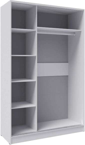 Шкаф-купе 1400 Стиль-2 (ТЭКС) Белый