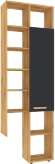 Шкаф с открытыми полками Crown 22. Графит, Дуб золотистый Шкаф с открытыми полками Crown 22. Графит, Дуб золотистый