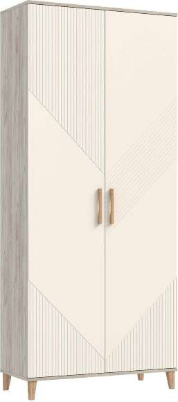 Ирис Прихожая Шкаф (Кашемир, Дуб Крафт серый)