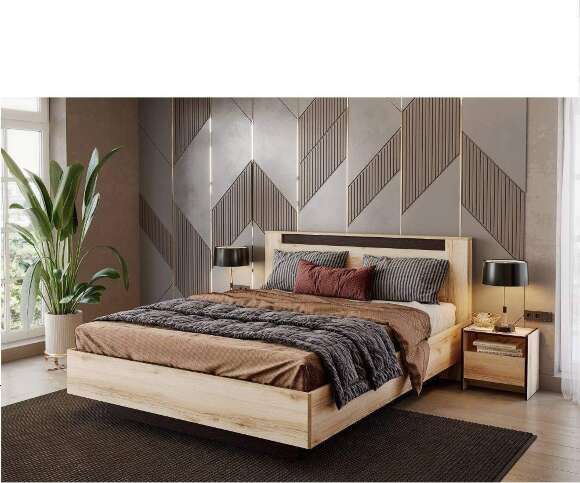 Кровать 160х200 с гибким основанием Прага