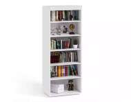 Шкаф-стеллаж (гл.410) Монако МН-52 белое дерево