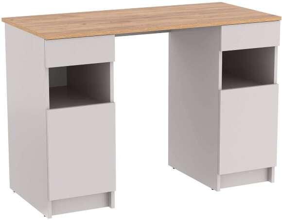 89.14 Прайм стол письменный кашемир / дуб золотой