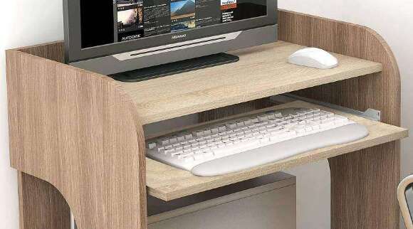 Стол компьютерный Грета-10 ТЭКС (Ясень шимо) Стол компьютерный Грета-10 ТЭКС (Ясень шимо)