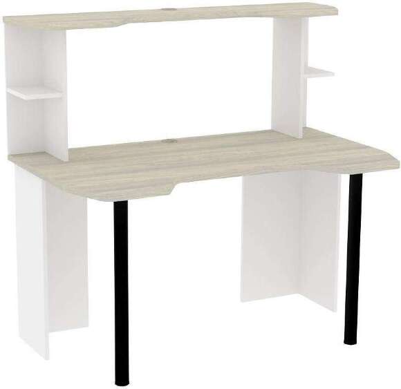 Надстройка для стола Аурелио 85, Блэквуд Сатиновый - Белый Надстройка для стола Аурелио 85, Блэквуд Сатиновый - Белый