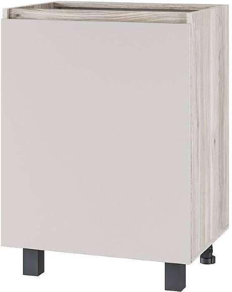 Шкаф со столешницей Берген Лайт 6с1, Дуб смоки, Кашемир Шкаф со столешницей Берген Лайт 6с1, Дуб смоки, Кашемир