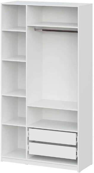 Шкаф распашной с наполнением ШК 5-1200, белое дерево Шкаф распашной с наполнением ШК 5-1200, белое дерево