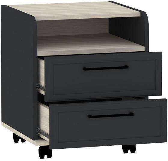 Спальня детская Аурелио. Комплект 2, Антрацит, Блеквуд сатиновый Спальня детская Аурелио. Комплект 2, Антрацит, Блеквуд сатиновый