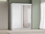 Шкаф-купе арт. 007 1,7 м зеркало / Белый