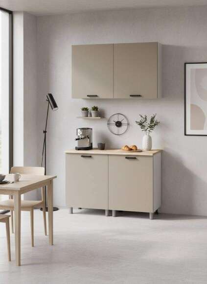 МК Аленушка 1,2м Орешник Матовая Вижен,скоба черный,сонома