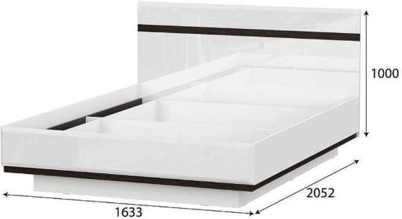 Кровать 160х200 с гибким основанием Соло Кровать 160х200 с гибким основанием Соло