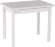 Стол обеденный раскладной с ящиком белый / сосна белая