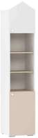 НМ 041.44 шкаф для книг Банни правый белый/дуб сонома/бисквит НМ 041.44 шкаф для книг Банни правый белый/дуб сонома/бисквит