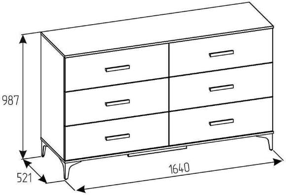 Комод Кара 4 (Глазов) Комод Кара 4 (Глазов)