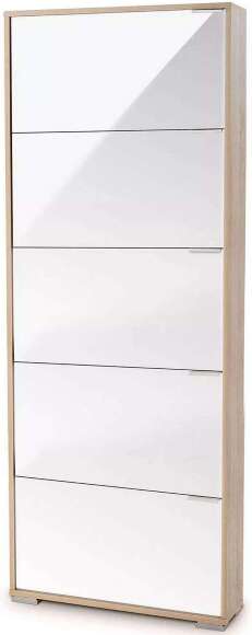 Обувница VIVA 5 Дуб сонома/Стекло