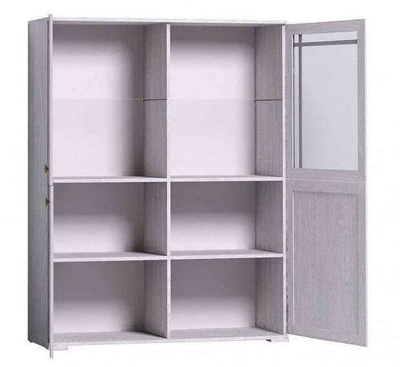 Шкаф-витрина Sherlock 22, ясень светлый