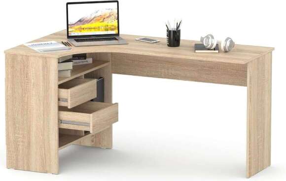 Письменный Стол СПМ-25 Левый Дуб сонома