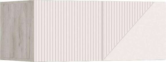 Ирис Антресоль к шкафу (900) (Кашемир, Дуб Крафт серый)