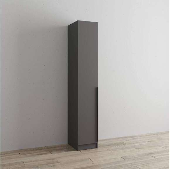 Шкаф-пенал Мадрид 0,4, Графит серый Шкаф-пенал Мадрид 0,4, Графит серый