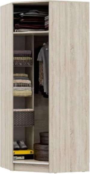 Шкаф Мартина угловой белый / дуб сонома