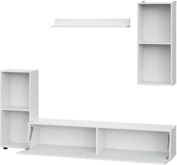 Гостиная МГС 10, белый текстурный Гостиная МГС 10, белый текстурный