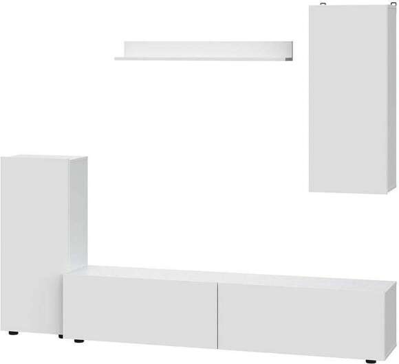 Гостиная МГС 10, белый текстурный Гостиная МГС 10, белый текстурный