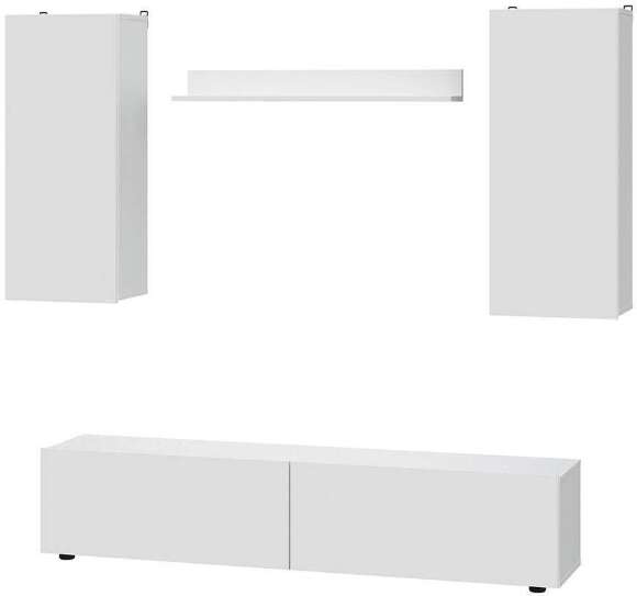 Гостиная МГС 10, белый текстурный Гостиная МГС 10, белый текстурный