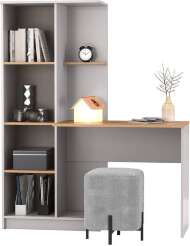 89.15-01 Прайм стол письменный правый кашемир / дуб золотой 89.15-01 Прайм стол письменный правый кашемир / дуб золотой