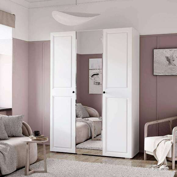 Шкаф 3-створчатый Софт ШК-06 (БТС) Белый Шкаф 3-створчатый Софт ШК-06 (БТС) Белый