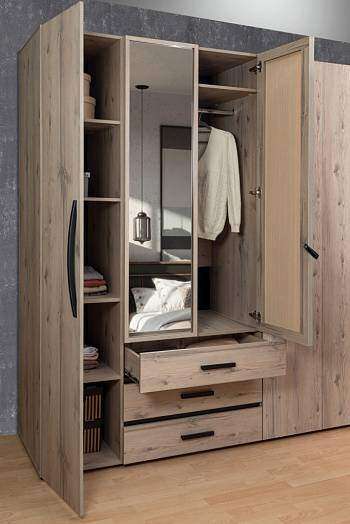 Шкаф для одежды и белья Nature 555 (Глазов) Гаскон Пайн