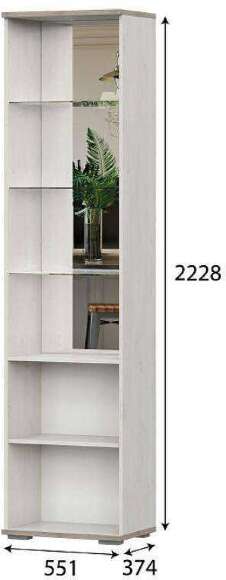 Шкаф-витрина Александрия ШК-112