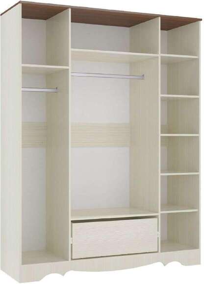 Латте 4 Шкаф четырехдверный Бодега Светлый / Орех Донской