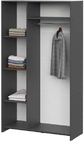 Спальня Дольче. Графит, Белый. Комплект 2 Спальня Дольче. Графит, Белый. Комплект 2