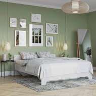 Кровать 160х200 с подъемным механизмом Victor, белый