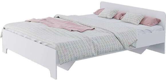 Кровать 160х200 с подъемным механизмом Victor, белый