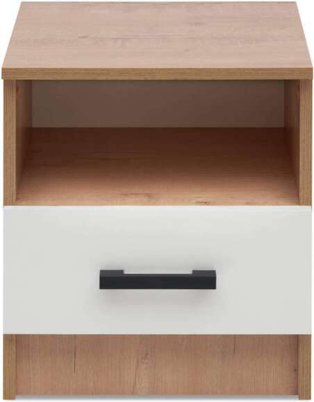 Тумба прикроватная Эко дуб вотан / белый