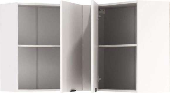 Венера полка угловая МДФ Белый матовый