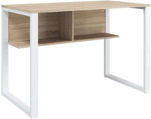 Письменный стол Клио, дуб сонома/белый Письменный стол Клио, дуб сонома/белый