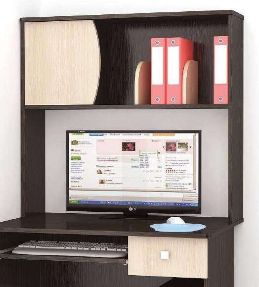 Стол компьютерный Грета-4 ТЭКС (Венге) Стол компьютерный Грета-4 ТЭКС (Венге)