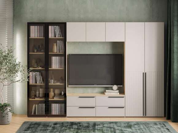 Гостиная Арден 1 Дуб Делано / Сантьяго софт Гостиная Арден 1 Дуб Делано / Сантьяго софт