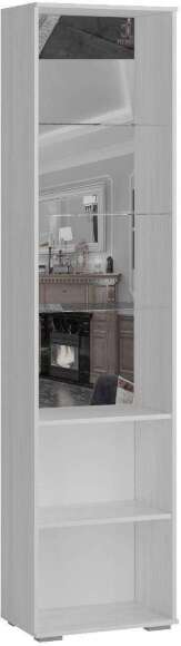 Шкаф-пенал с витриной Ливорно  ЛШ-4 (Домани) Ясень Анкор светлый