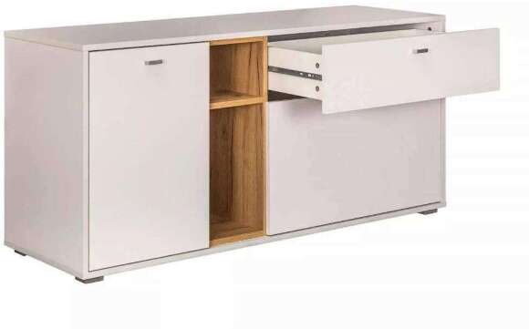 Гостиная Бэль комплектация 2 Дуб золотой / Белый