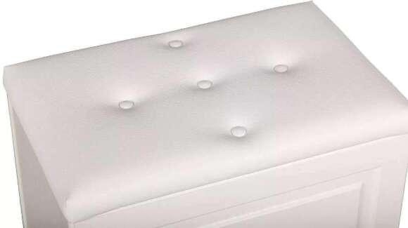 Ливерпуль Пуф 14.02 Белый/Ясень ваниль/кз.Белый