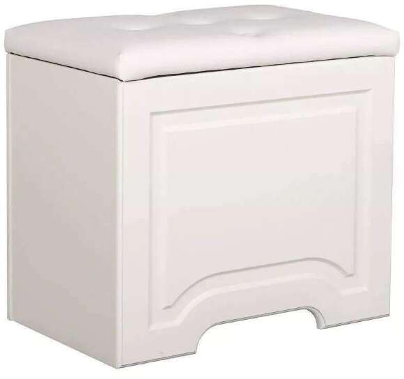 Ливерпуль Пуф 14.02 Белый/Ясень ваниль/кз.Белый