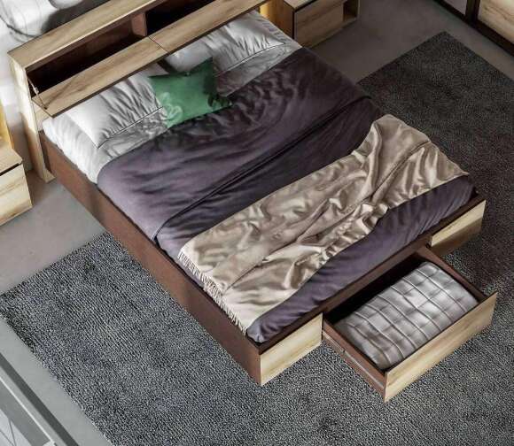 Кровать 160х200 Берген (Арника) Дуб Делано